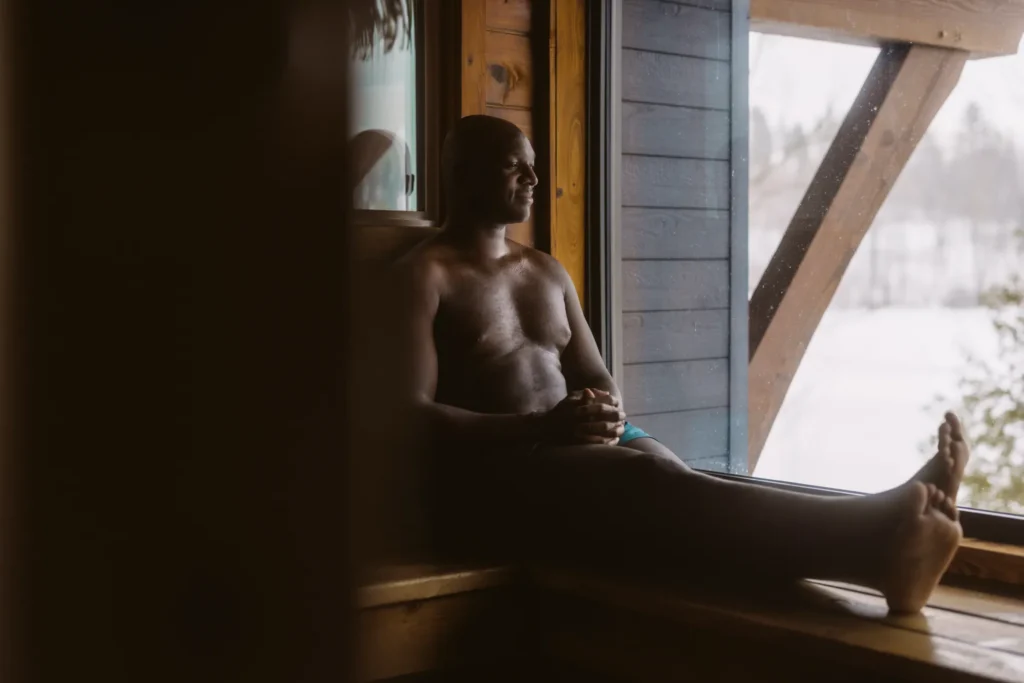 Sauna finlandais — Sartiga Spa sur le Lac