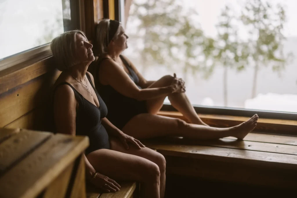 Sauna finlandais — Sartiga Spa sur le Lac