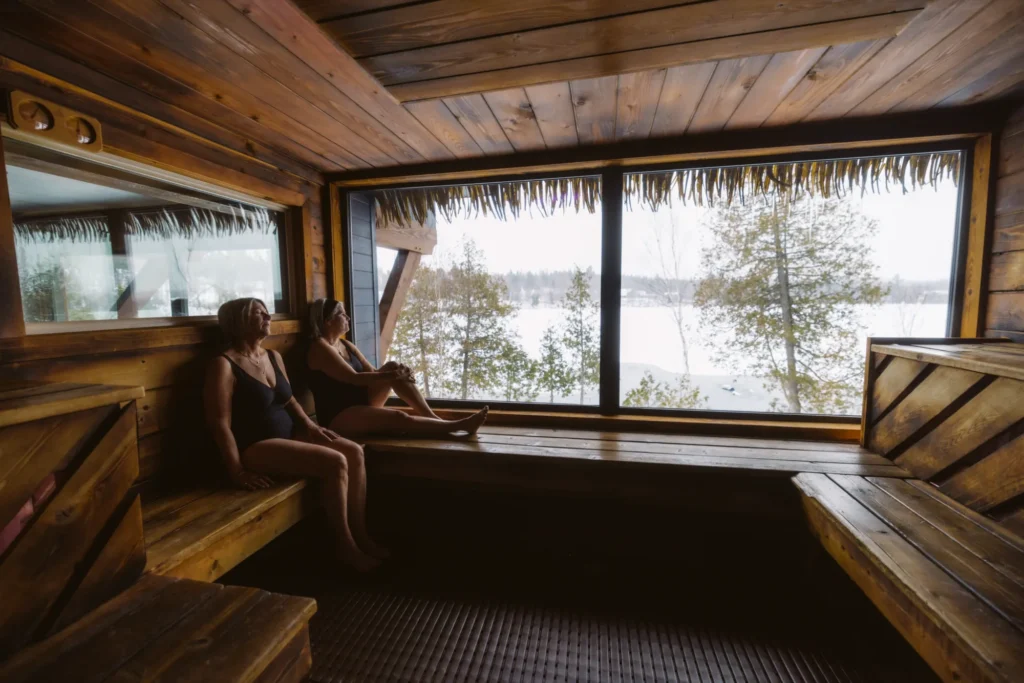 Sauna finlandais — Sartiga Spa sur le Lac