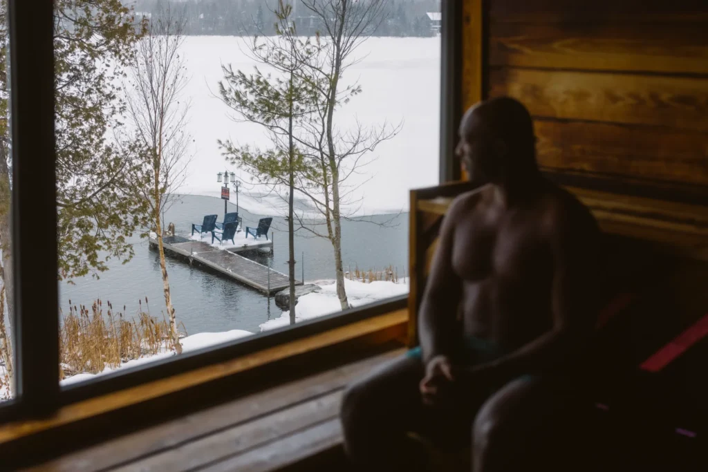 Sauna finlandais — Sartiga Spa sur le Lac