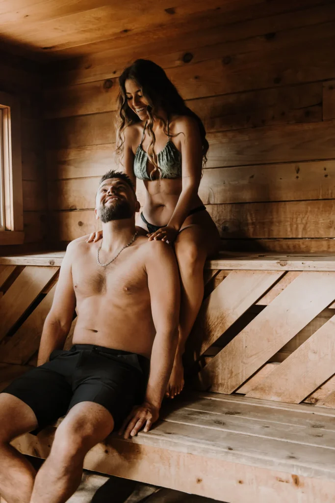 Sauna finlandais — Sartiga Spa sur le Lac